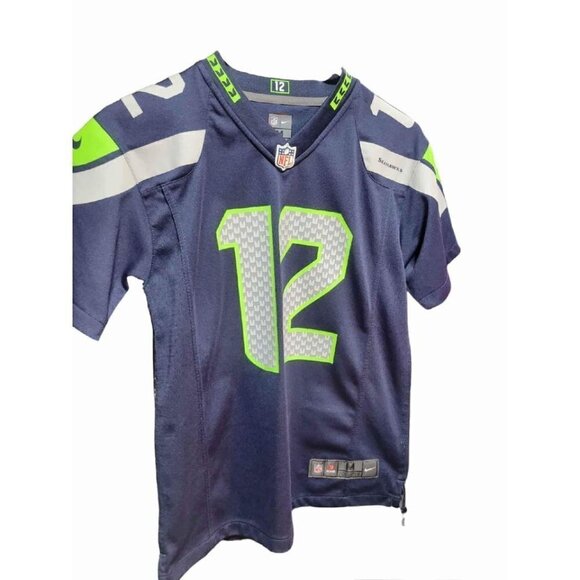 NFL Seahawks 12th Man Youth Jersey size M 10/12 - Picture 1 of 2